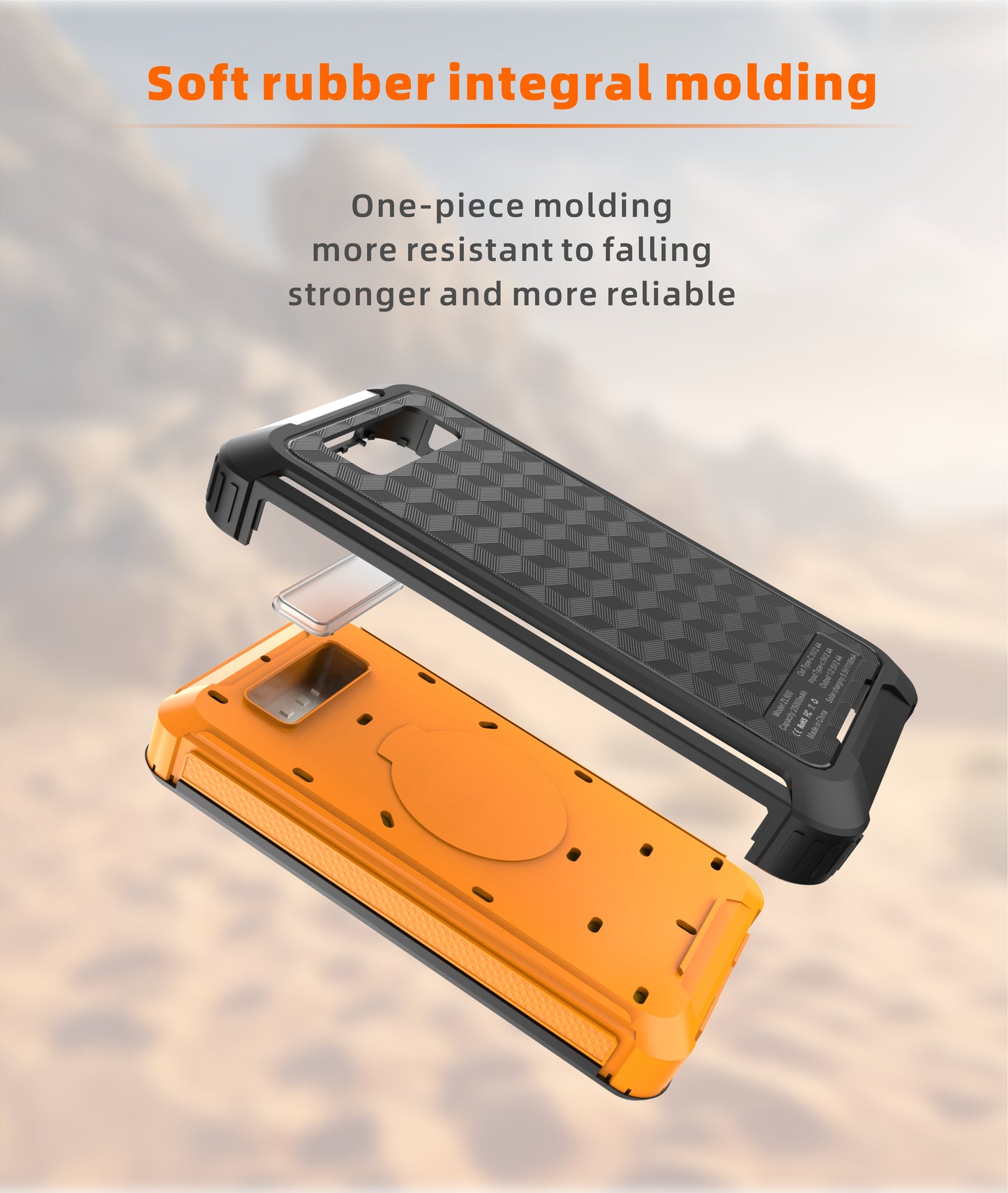 Foldable 1+3 Solar Panel Power Bank Portable Charger 20.000mAh (20W)