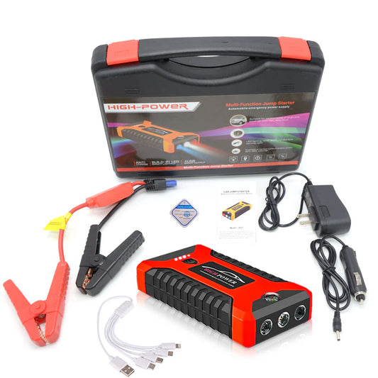 Car Jump Starter 10.000mAh Battery Multi-Functional Emergency Power Supply